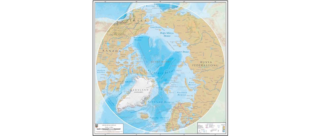 1/10 Milyon Ölçekli Arktik Bölge Haritası üretilip satışa sunulmuştur. 1/25 Milyon Ölçekli Arktik Bölge Haritası indirilebilir ürünler kısmında sunulmuştur.