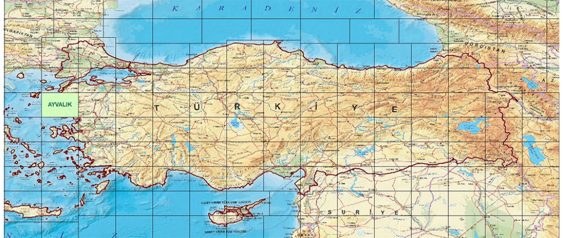 1/250.000 ölçekli AYVALIK paftasına ait ortofotolar, HGM KÜRE MASAÜSTÜ, HGM KÜRE MOBİL ve HGM ATLAS uygulamalarında güncellenmiştir.