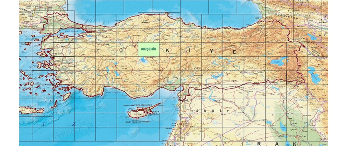 1/250.000 ölçekli KIRŞEHİR paftasına ait ortofotolar,  HGM KÜRE MASAÜSTÜ, HGM KÜRE MOBİL ve HGM ATLAS uygulamalarında güncellenmiştir.