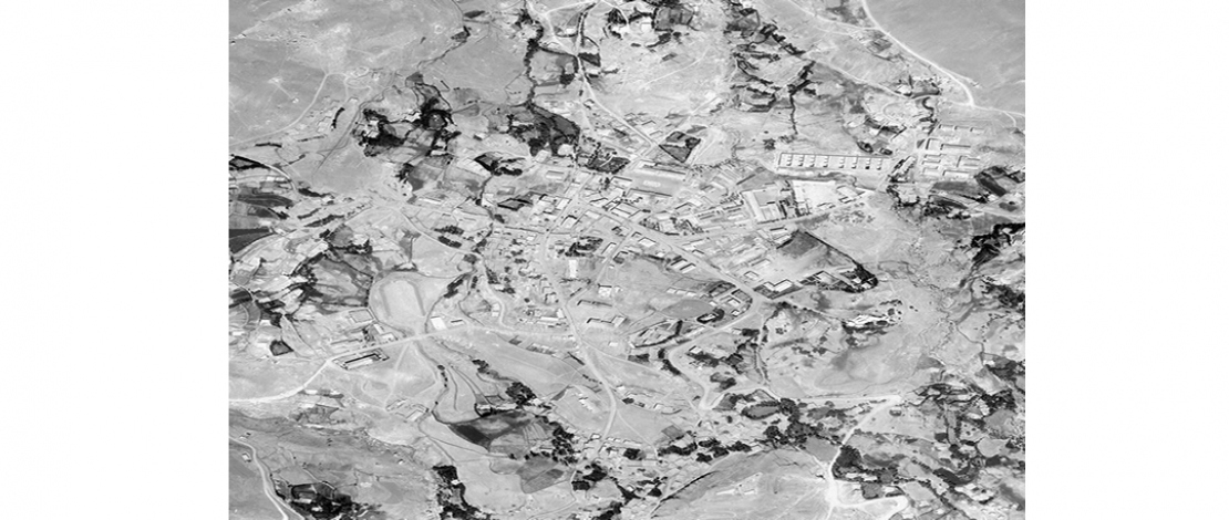 22 Nisan 1918 Tarihinde Düşman İşgalinden Kurtulan Hakkâri’nin Harita Genel Müdürlüğü Tarafından 1976 Yılında Çekilen Hava Fotoğrafı