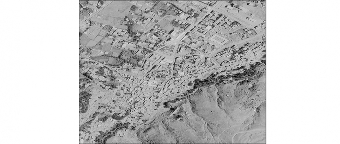 30 Nisan 1917 Tarihinde Düşman İşgalinden Kurtulan Muş’un Harita Genel Müdürlüğü Tarafından 1976 Yılında Çekilen Hava Fotoğrafı