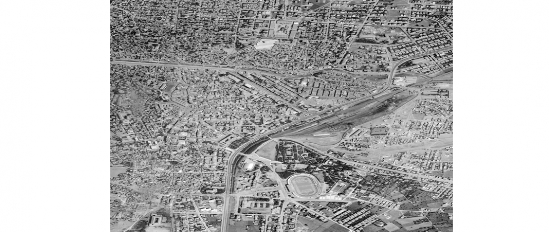 6 Eylül 1922 Tarihinde Düşman İşgalinden Kurtulan Balıkesir’in Harita Genel Müdürlüğü Tarafından 1976 Yılında Çekilen Hava Fotoğrafı.