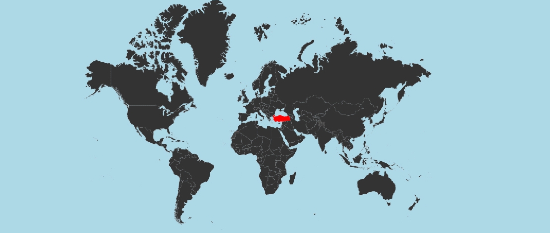 Basit Temalı Ülke Haritaları ve Başkentleri