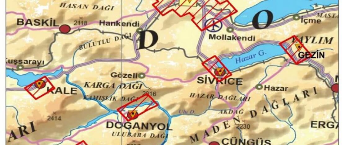 Elazığ Şehir Merkezi, Sivrice, Doğanyol, Gezin, Pötürge ile Kale Yerleşim Yerleri ve Çevrelerine Ait Ortofoto Görüntüler HGM Atlas ve HGM Küre Uygulamalarında Sunulmaktadır.