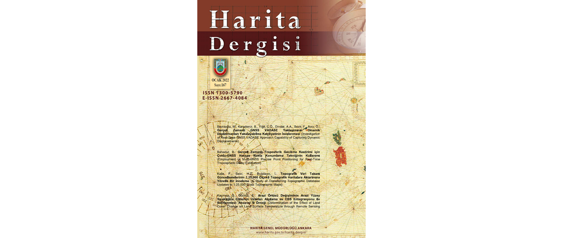 Harita Dergisi 167. Sayısı (Ocak-2022) yayımlanmıştır.