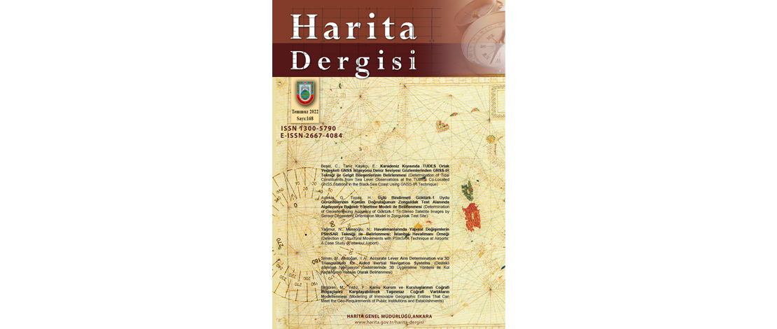 Harita Dergisi 168. Sayısı (Temmuz-2022) yayımlanmıştır.