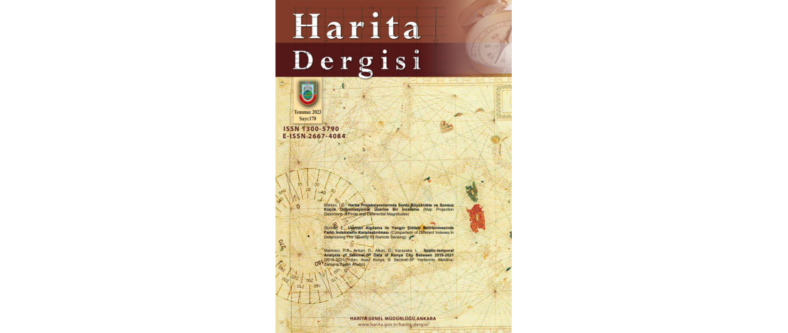 Harita Dergisi'nin 170. sayısı (Temmuz-2023) yayımlanmıştır.