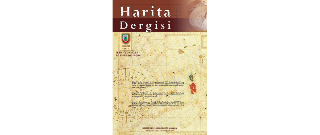 Harita Dergisi'nin 171. sayısı (Ocak-2024) yayımlanmıştır.