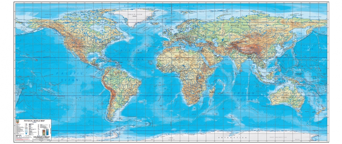İngilizce Dünya Fiziki Haritamızı İncelediniz mi?