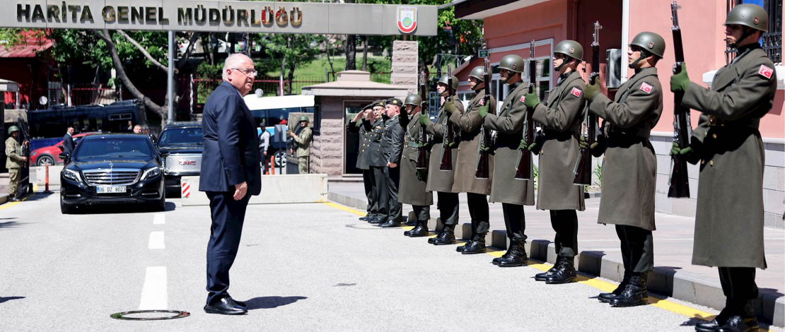 Millî Savunma Bakanı Yaşar Güler, Harita Genel Müdürlüğümüzün Kuruluşunun 130’uncu Yıl Dönümü ve Haritacılar Günü Törenine Katıldı