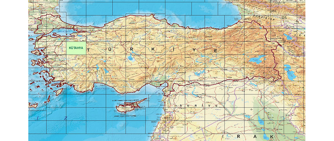 Üretimi tamamlanan 1/250.000 ölçekli KÜTAHYA paftasına ait ortofotolar, HGM KÜRE MASAÜSTÜ ve MOBİL uygulamalarında güncellenmiştir.