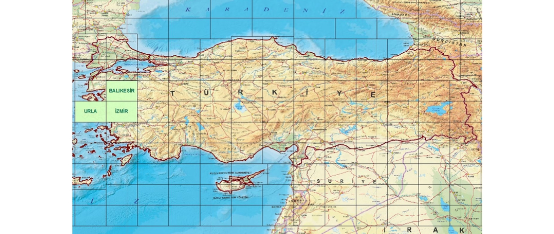 Üretimi tamamlanan 1/250.000 ölçekli URLA, İZMİR ve BALIKESİR paftalarına ait ortofotolar, HGM KÜRE MASAÜSTÜ ve MOBİL uygulamalarında güncellenmiştir.