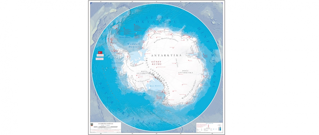 Yeni Ürünümüz Olan Antarktika Haritamızı İncelediniz mi?