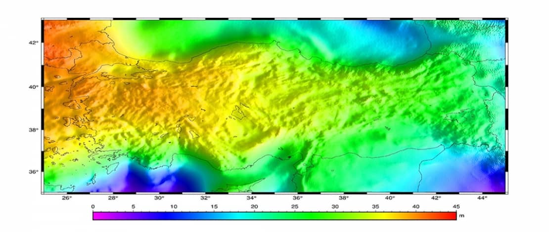 Yükseklik Sistemi Modernizasyonu Projesi tamamlanmış ve TG-20 Jeoit Modeli yayımlanmıştır. 