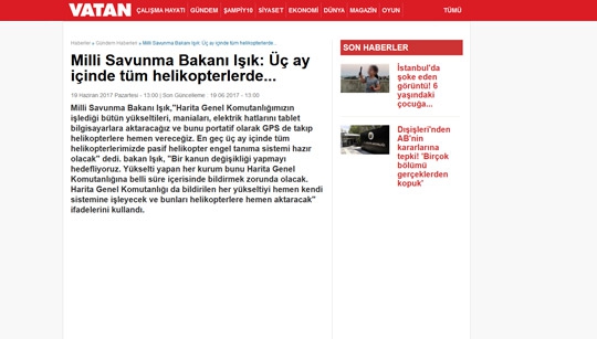 Milli Savunma Bakanı Işık: Üç ay içinde tüm helikopterlerde...