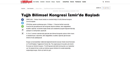 TUJJB Bilimsel Kongresi İzmir'de Başladı.