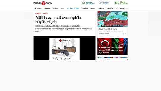 Milli Savunma Bakanı Işık'tan Büyük Müjde