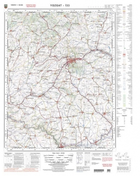 1:100.000 Ölçekli Türkiye Topoğrafik Harita