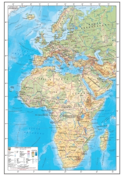 Afrika Avrupa Fiziki Haritası