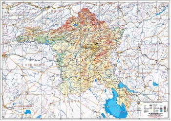 Ankara Fiziki İl Haritası