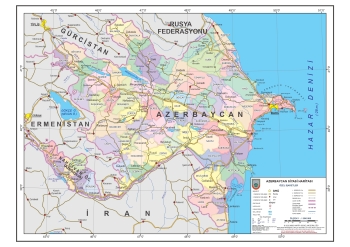 Azerbaycan Siyasi Haritası 