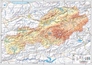 Bolu Fiziki İl Haritası