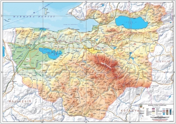 Bursa Fiziki İl Haritası