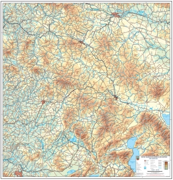 Büyük Taarruz Muharebe Alanı Haritası