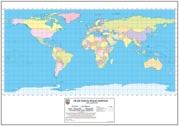Dünya Siyasi Haritası (Dilsiz)