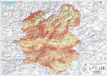 Fiziki İl Haritaları (Erzurum)
