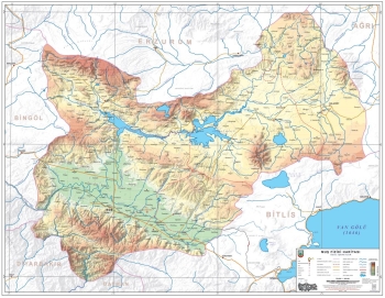 Fiziki İl Haritaları (Muş)