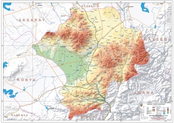 Fiziki İl Haritaları (Niğde)