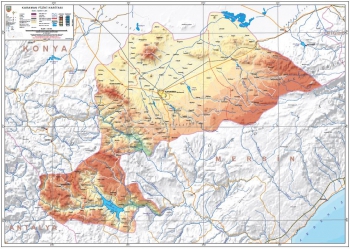 Karaman Fiziki İl Haritası