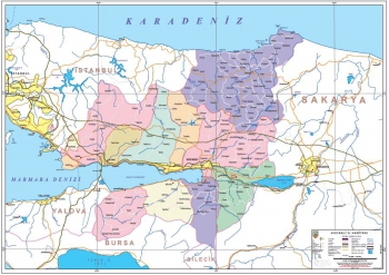 Kocaeli Mülkî İdare İl Haritası