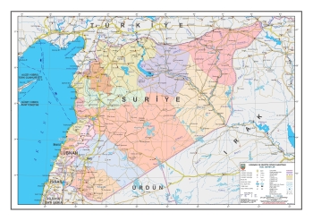 Lübnan ve Suriye Siyasi Haritası