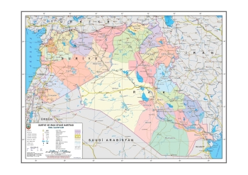 Suriye ve Irak Siyasi Haritası 