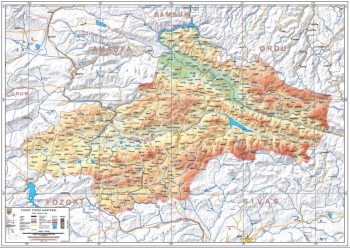 Fiziki İl Haritaları (Tokat)