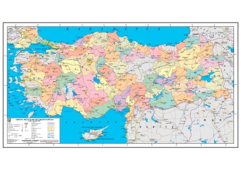 Türkiye Mülkî İdare Bölümleri Haritası