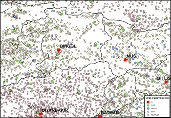 Türkiye Yerleşim Yerleri Veri Tabanı (YYVT)